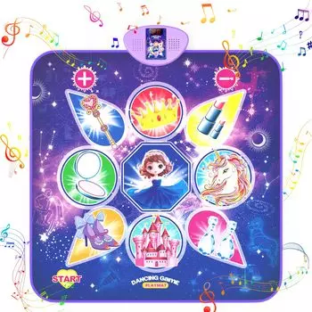 EagleStone Toy Dance Electronic Piano 4 Автоматическая LED Музыка Громкость Гибкая Складная Музыка День Рождения Начальная Школа Мальчики SF25101 Модернизированный Фиолетовый