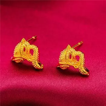 Ear Accessories Fashion Jewelry Korean Style Earrings Sargin Flower Earrings Women Stud Earrings C