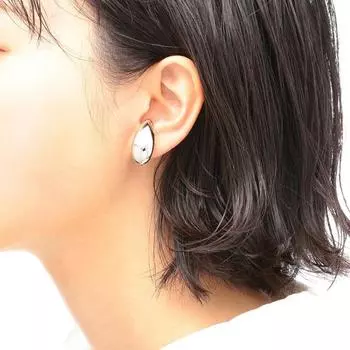 Ear bone clip ins Scenic surface Painless ear clip Women s cold wind earring Glossy surface No ear piercings Ear bone clip Earrings золотой