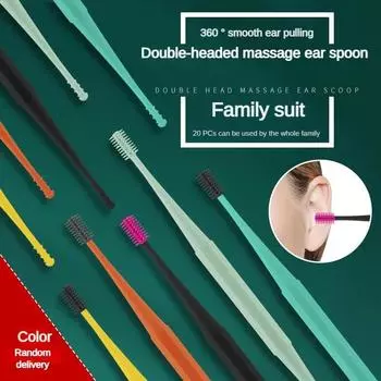 Ear Cleaner Wax Removal Tool Ear Spoon Reusable Earpick Stick Earwax Remover Curette Cleaning Ear Earwax Portable Picker Earpick