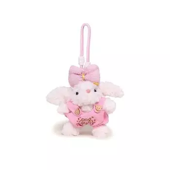 Ear Rompers Lop Cartoon Plush Keychain Healing Doll Bag Decoration Daily Use