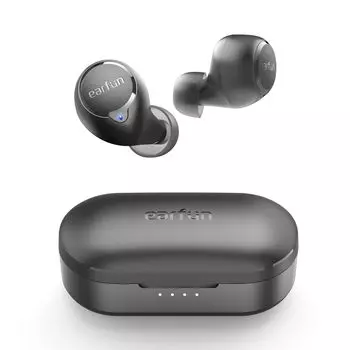 EarFun Бесплатные беспроводные наушники 1S, 30 часов воспроизведения, IPX7, полная водонепроницаемость, пользовательское приложение EQ, игровой режим, графеновый драйвер, SBC, быстрая беспроводная зарядка