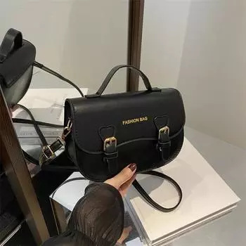 Early Autumn Versatile Niche Commute To Work Saddle Bag High Value Fashion College Style Shoulder Messenger Bag красный