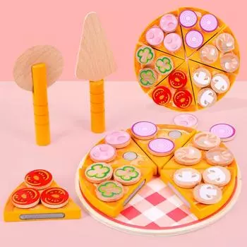 Early Education Pizza Pretend Play Toy Simulation Cookie Play Food Set Play Food Set Pizza