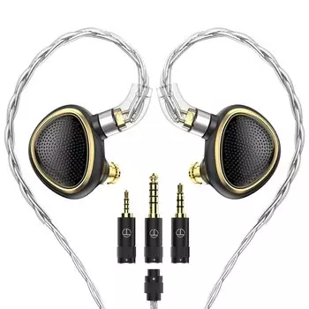 Earmoni Planar Drive Наушники Планарный Магнитный Драйвер Мониторные Наушники Алюминиевый Корпус QDC Съемный Кабель Сменный Штекер Высокая Звукоизоляция IEM