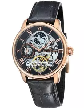 Earnshaw автоматические часы Dual Time Skeleton EARNSHAW British Tradition мужские ES-8006-07