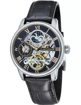 Earnshaw автоматические часы Dual Time Skeleton EARNSHAW British Tradition мужские ES-8006-04