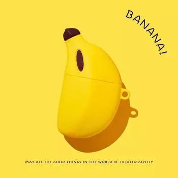 Earphone Case 6 Th Generation 5 Th Generation Applicable to Apple Airpods4 Protective Case Airpods2 Earphone Case Pro2/Airpod3 Banana airpods 1/2 generation Banana