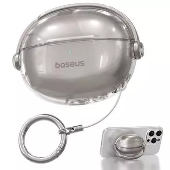 Earphone Case Transparent Earphone Case Sets Creative Stand Protective Case Ear Clip Headset Protective Case Bluetooth Headset Silicone Earphone Box Baseus MC1 pro Star original Titanium