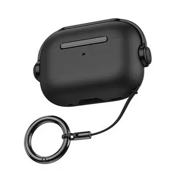 Защитный чехол для наушников AirPods 4, чехол для наушников, 4 шнурка, телефон с подставкой, аксессуары K8J3 black red-For AirPods 4