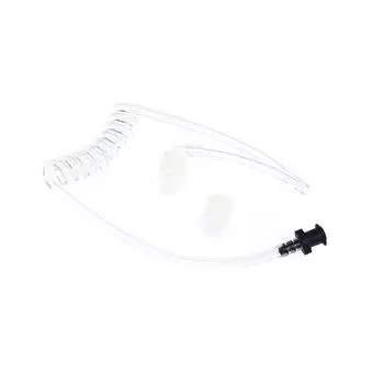Earphone Transparent Coil Acoustic Air Tube Earplug For Two-Way Radio Walkie