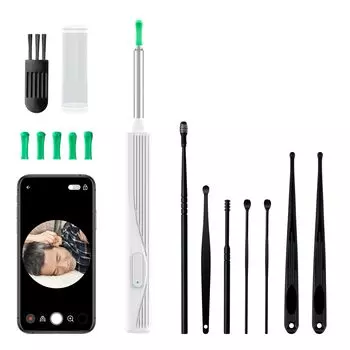 Earpick Wireless 5 Million High Ultra Fine Reversal USB WIFI Earpick Очистка ушей Earpick Earpick Визуальный ушной ушной керн Earpick со специальным приложением, совместимым с