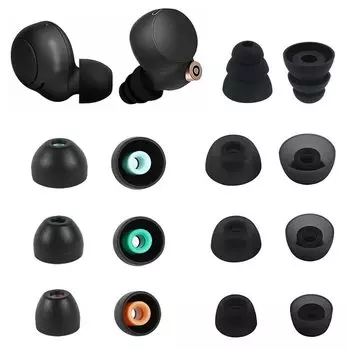 Earpieces for Sony Linkbuds S for 1000XM4 Earphone Cap Silicone Earpieces Sound Isolation Comfort Improved Sound Quality Washable 7 Sizes 7 Pairs Set