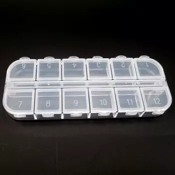 Earring Nail Art Charms Empty Case Jewelry Organizer Nail Art Rhinestone Storage Box Storage Box