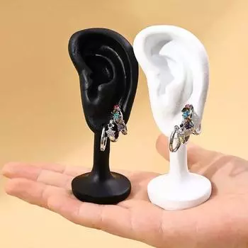 Earring Rack Ear Model Earrings Display Rack Jewelry Display Earring Holder Jewelry Storage белый