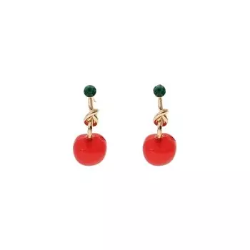 Earrings Cherry Motif Earrings 72210240053 Red [Samantha Vega] Women s