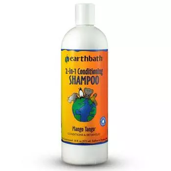 Earth Bath 2 в 1 Шампунь-кондиционер для собак Mango Tango, корейский шампунь для домашних животных