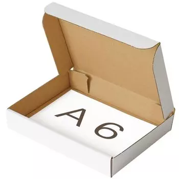 Earth Cardboard Click Post Box A6 Белый картон 10 штук Yu Packet Post ID0289 белый