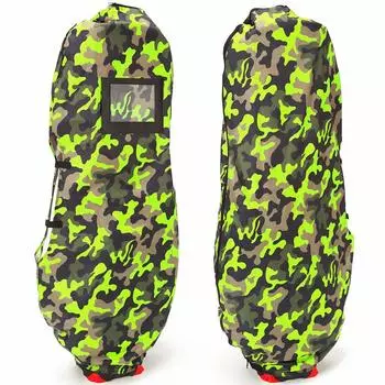 EARTH LEAD 10 Golf bag cover up to inch 48 Golf travel caddy golf bag compact Camouflage [Official] [Ultra lightweight, tough, sturdy, colors]