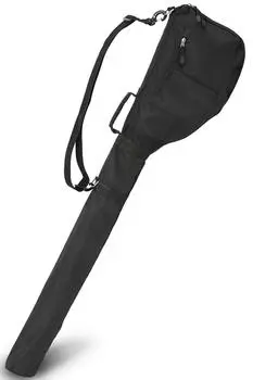 EARTH LEAD Golf Club Case large compact 14 Can store up to 7 with zipper practice golf soft club black [Official] [Ultra lightweight, capacity,