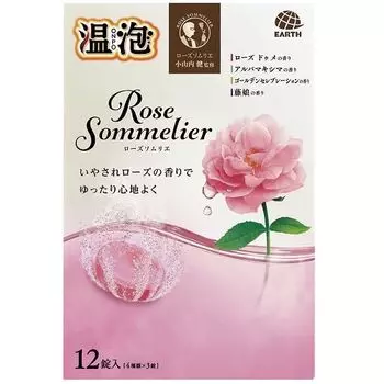 Earth Pharmaceutical Warm Foam Rose Sommelier 12 таблеток