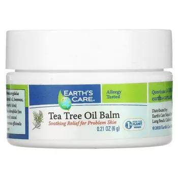 Earth s Care Бальзам с маслом чайного дерева 3,4 г (0,12 унции), 3,4 г, 1 единица
