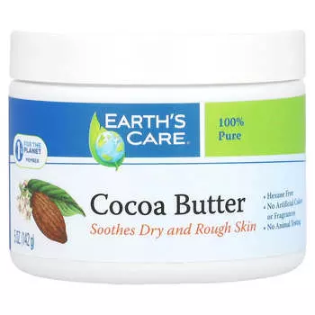 Earth s Care, Масло какао, 5 унций (142 г)