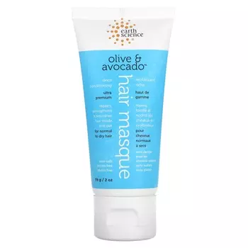 Earth Science, Deep Conditioning, Hair Mask, Olive & Avocado, 2 oz (59 g)
