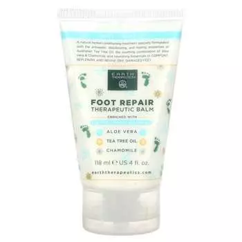 Earth Therapeutics, Basics, Foot Repair, лечебный крем, 4 жидких унции (118 мл)