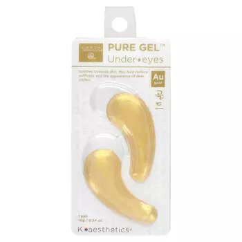 Earth Therapeutics, Чистый гель, под глазами, AU Gold, 1 пара, 0,34 унции (10 г)