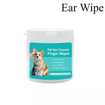 Earwax Removal Cats Litter Mat Dog Eyes Pet Ear Care Litter for Cats Wipes Petkit Wet Tissue Pets Finger Cots Remove Tear Stains