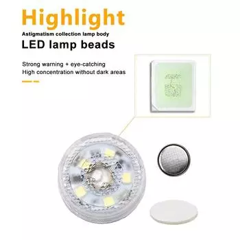 Easy to Install 5LED Touch Switch Light for Car Interior Roof Reading Lamp розовый