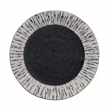 EAST table большая тарелка 24 см масляная капля черная японская посуда сделано в Японии можно мыть в микроволновой печи можно мыть в посудомоечной машине тарелка тарелка посуда kt-012