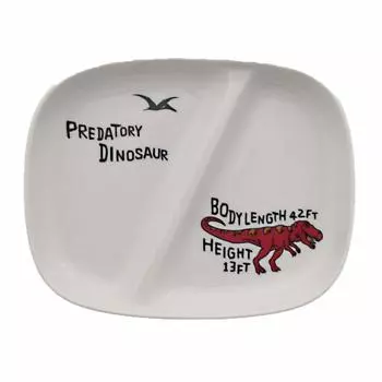 EAST table Children s Lunch Plate 21.8cm Dinosaur for Boys TOTOY Made in Japan Children s Tableware Cute Dishwasher Safe Microwave Safe to-01302