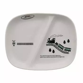EAST table Children s Lunch Plate 21.8cm Train for Boys TOTOY Made in Japan Children s Tableware Cute Dishwasher Safe Microwave Safe to-01303