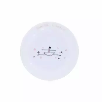 EAST table Children s small plate, lightweight 12cm, for girls TOTOY Ballerina to-00403 Made in Japan, children s tableware, cute, dishwasher safe,