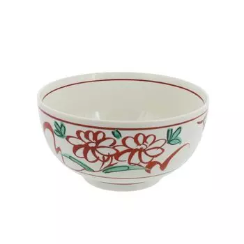 EAST table (East Table) Okonomi Donburi, Hand-painted Red Painting, Large [16cm], Japanese Tableware 16-025, Made in Japan, Microwave Safe