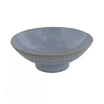EAST table Flat bowl Gray 15cm Lace Made in Japan Microwave safe Dishwasher safe 110-033-02