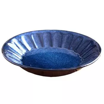 EAST table Глубокая тарелка 19,5 см Темно-синий Shinogi Minoruba Сделано в Японии Можно использовать в микроволновой печи Можно мыть в посудомоечной машине Глубокая тарелка Tokusa kspl005195