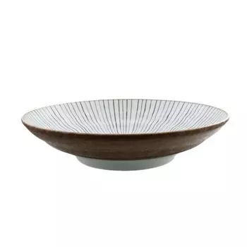 EAST table Japanese Tableware Pasta Plate 23cm Tokusa Made in Japan Microwave Safe Dishwasher Safe Dish Plate 28-016