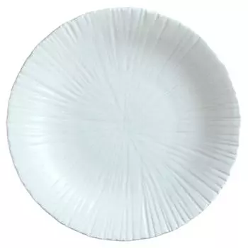 EAST table Large Plate 25cm Chojugusa White Minoruba Made in Japan Microwave Safe Dishwasher Safe Plate Tableware kspl01125002