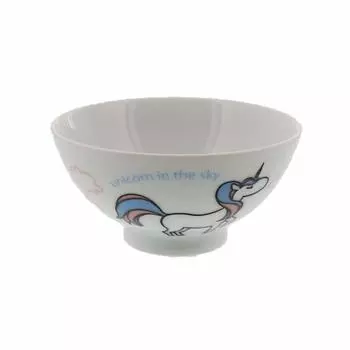 EAST table Lightweight Children s Bowl 600cc Unicorn for Girls TOTOY Made in Japan Microwave Safe Dishwasher Safe Children s Tableware Western