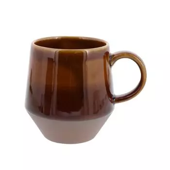 EAST table Mug Brown 375cc Ombre Made in Japan Microwave safe Dishwasher safe 411-001-02