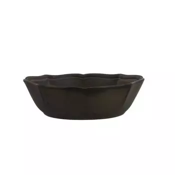 EAST table Oval Bowl 17.5cm Raffine Gold Made in Japan Medium Bowl Stylish Dishwasher Safe Microwave Safe 31-001-05