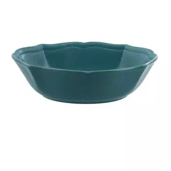 EAST table Oval Bowl 17.5cm Raffine Turkish Green Made in Japan Medium Bowl Stylish Dishwasher Safe Microwave Safe 31-001-04