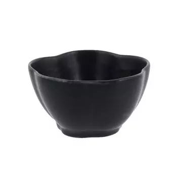 EAST table Small bowl Kiln-change Dolce Plum-shaped black Diameter 8.7 x Height 4.9cm Made in Japan Microwave safe Dishwasher safe 44-086-0102