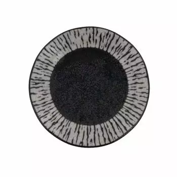 EAST table Small plate 12cm Oil drop black kt-010 Made in Japan Microwave safe Dishwasher safe Soy sauce plate Delicacy plate kt-010