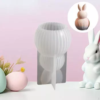 Easter Candle Model Making Multipurpose Resin Casting Soap Silicone for Style A