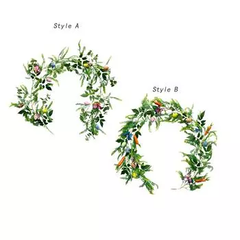 Easter Garland, Artificial Easter Egg Garland, Greenery Garland, Spring Garland for Mantle Home Decoration