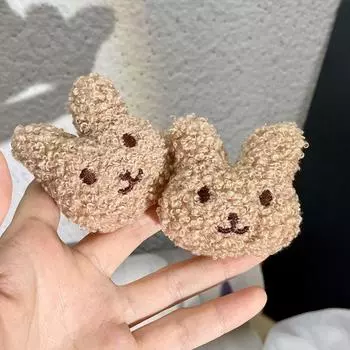 Easter Headdress Bunny Bb Clip Cartoon Animal Rabbit Duckbill Clip Plush Rabbit Hair Clip Daily bb clip